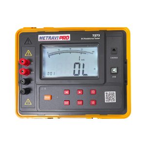 Metravi PRO 7273 10A Micro Ohms Meter Top View