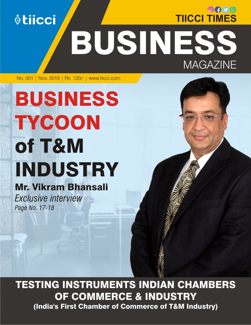 TIICCI magazine cover image Vikram Bhansali Metravi CEM interview november 2019