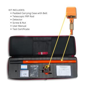 Metravi 275HP1 Non-contact High Voltage Detector with FRP Rod Kit and accessories