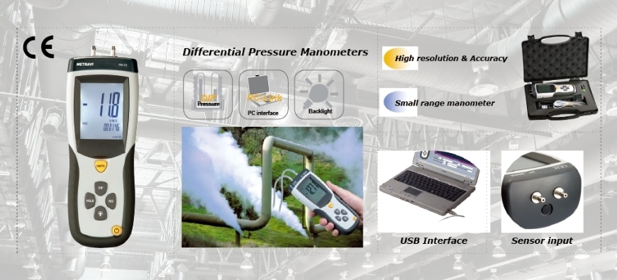 What is a Differential Pressure Manometer? Metravi PM-01