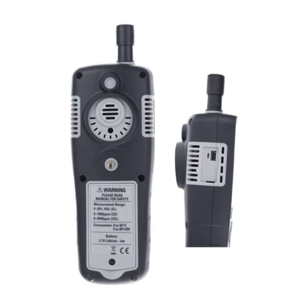 CEM GD-3803 Multi Gas Detector and Analyser has sensitive sensors for O2, CO2 and CO