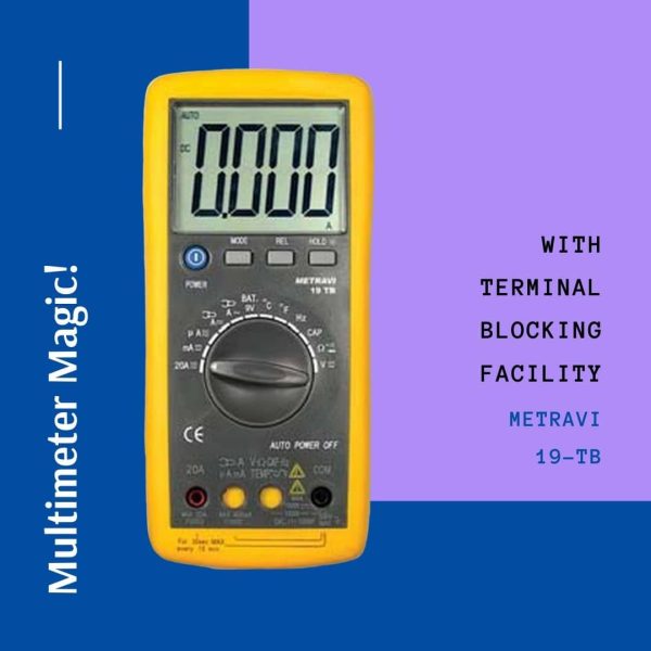 METRAVI DT-19TB Digital Multimeter features