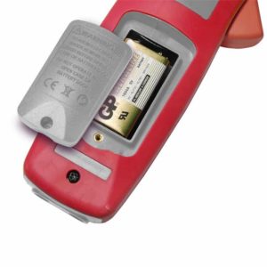 Metravi 107F Digital Clamp On Power Meter Battery Compartment