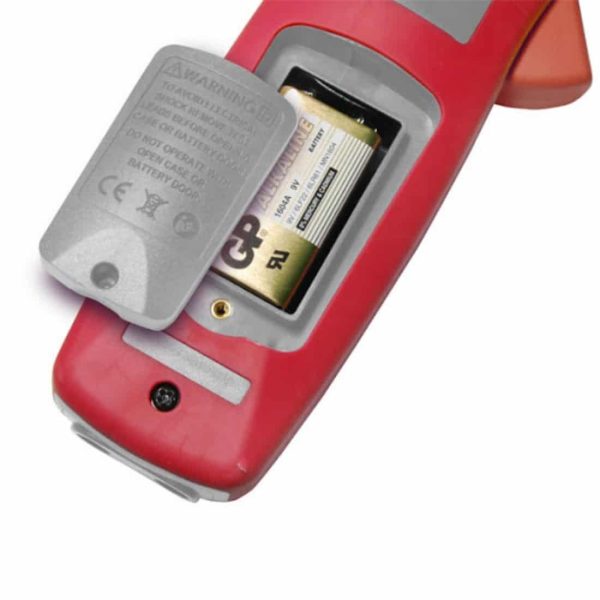 Metravi 107F Digital Clamp On Power Meter Battery Compartment