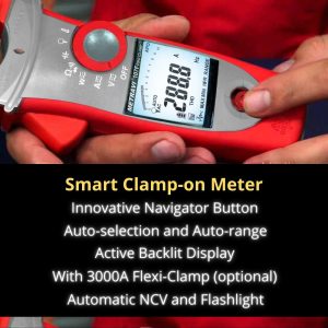 Metravi 107F Digital Clamp On Power Meter features