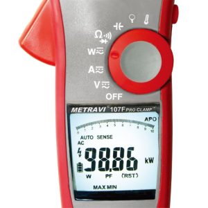 Metravi 107F Digital Clamp On Power Meter features