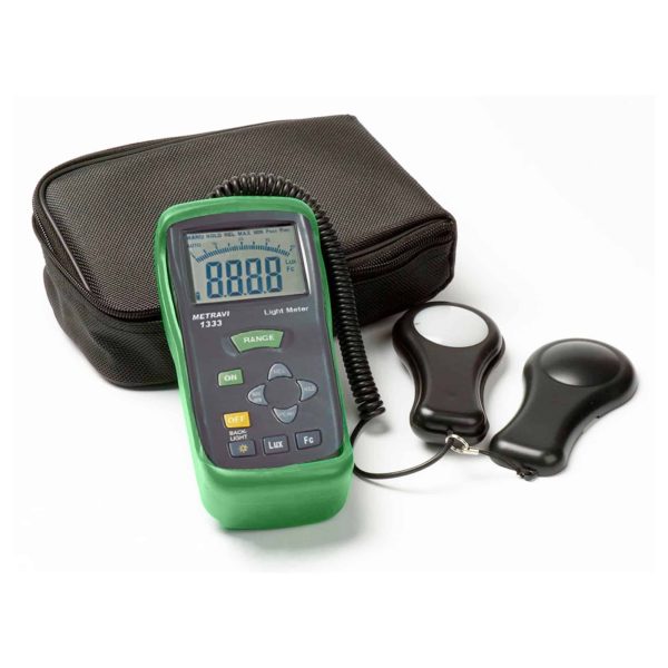 Metravi 1333 Lux Meter Product Kit