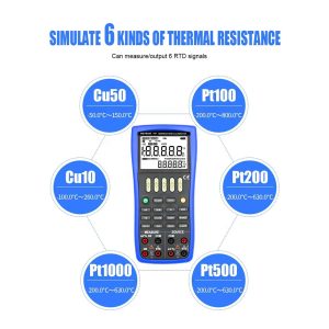 Metravi 14+ Universal Source Thermocouple Calibrator can stimulate 6 kinds of Thermal Resistance