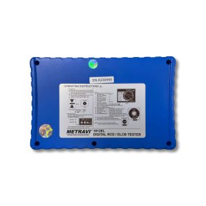 Metravi 1812EL Digital ELCB RCD Tester Back View