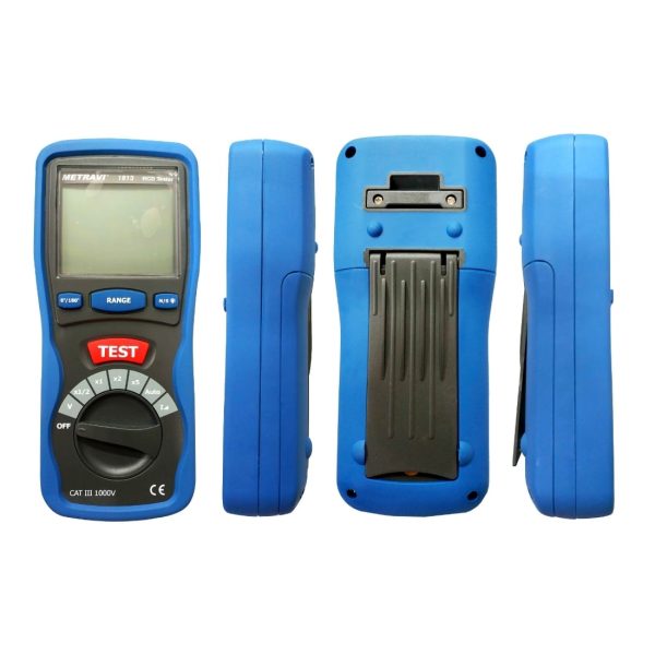 Metravi 1813 ELCB RCD Tester 360 degree product view