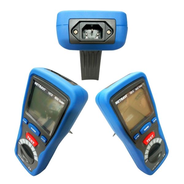 Metravi 1813 ELCB RCD Tester comes with in-built stand