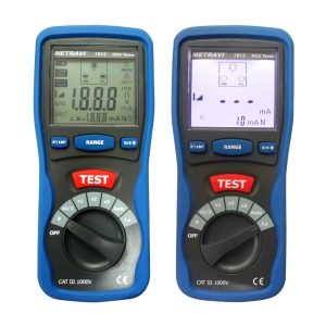 Metravi 1813 ELCB RCD Tester with backlit LCD