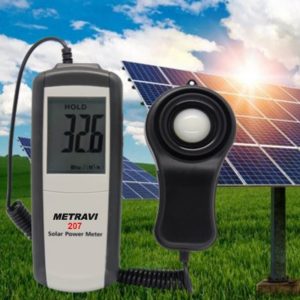 Metravi 207 Solar Power Meter - ideal tool for Solar installations and PV panels
