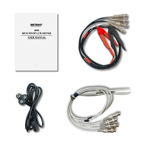 Metravi 4090 Benchtop LCR Meter Top Accessories