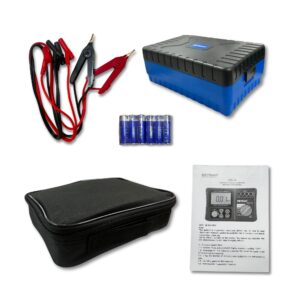 Metravi 52C-II milli Ohms Meter product kit and accessories