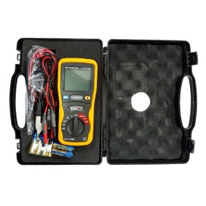 Metravi 52C Milli Ohms Meter product kit with carry case