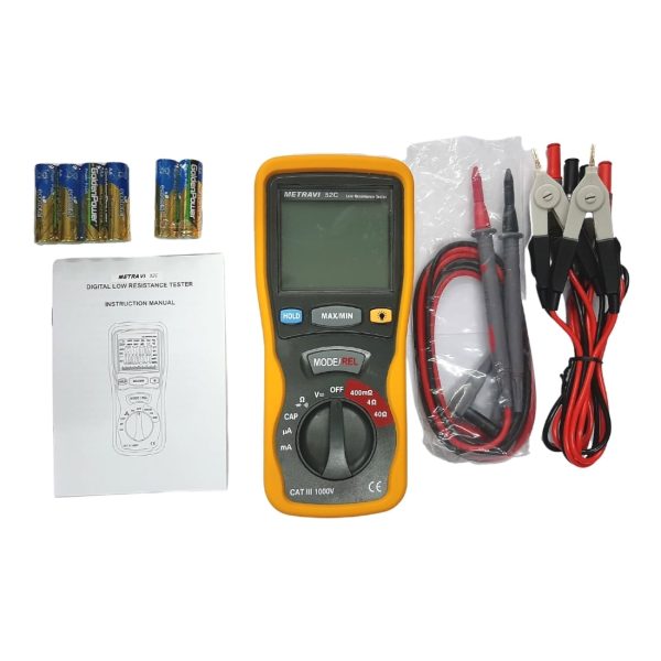 Metravi 52C Milli Ohms Meter product kit