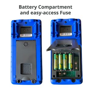 Metravi 709H Loop Calibrator with HART battery compartment and fuse