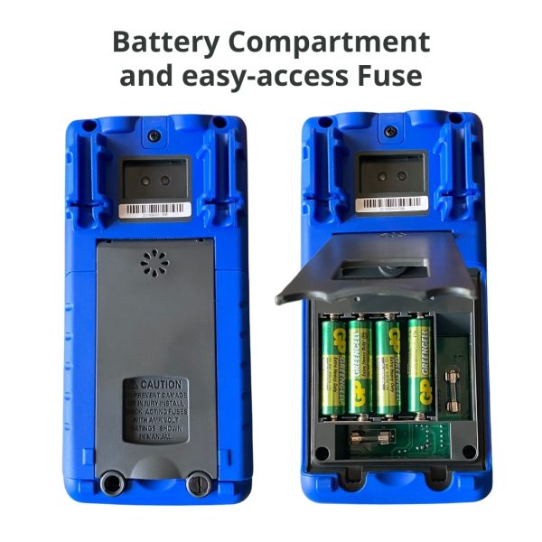 Metravi 709H Loop Calibrator with HART battery compartment and fuse