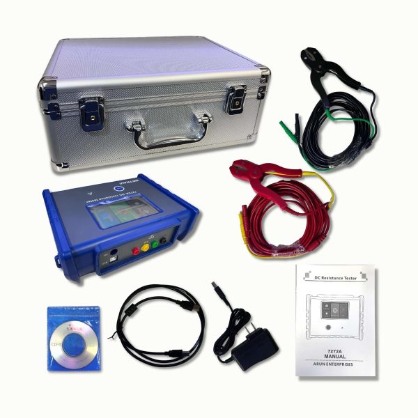 Metravi 7272A 10A Micro Ohms Meter accessories