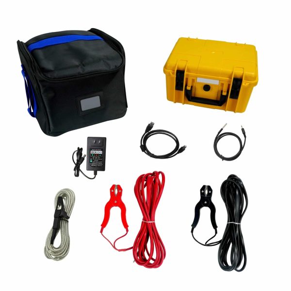 Metravi 7275 7275A 10A and 20A Digital Microohms Meter Product Kit with accessories and Carry Bag