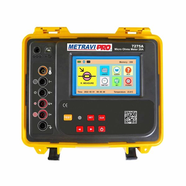 Metravi 7275A 20A Digital Microohms Meter