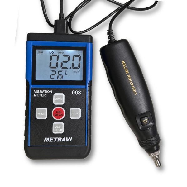 Metravi 908 Portable Vibration Meter New 2024