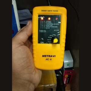 Metravi AC-6 Socket Polarity and Earth Leakage Tester