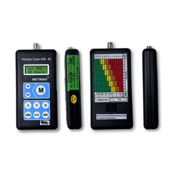 Metravi AVD-80 Vibration Tester all sides view