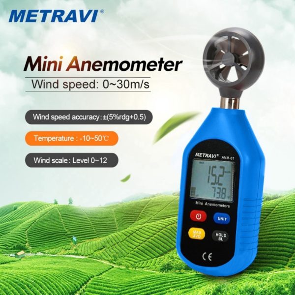 Metravi AVM-01 Digital Mini Anemometer