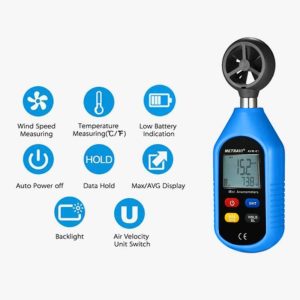 Metravi AVM-01 Digital Mini Anemometer features