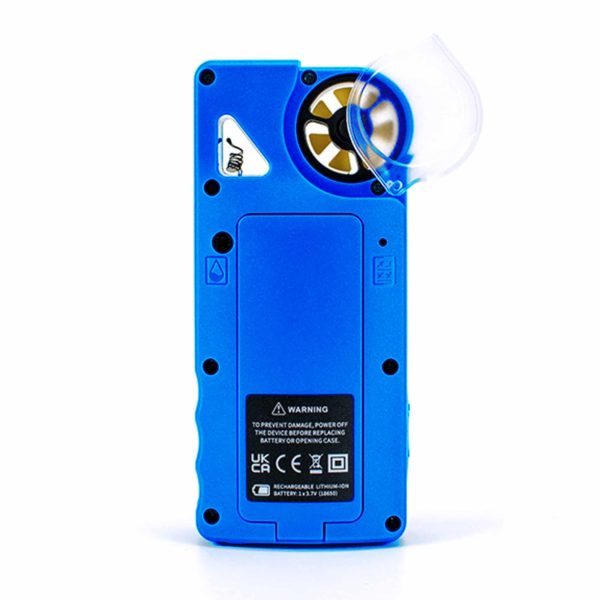 Metravi AVM-03 Multifunction Anemometer with Wifi and USB Interface 2023 Back View