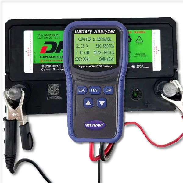 Metravi BT-200 Battery Analyser Application
