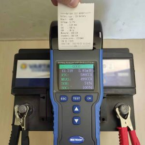 Metravi BT-900 Battery Analyser With Built-In Printer Application