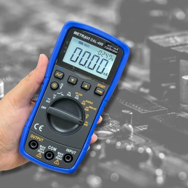 Metravi CAL-400 mV mA Calibrator is handy and ergonomically designed