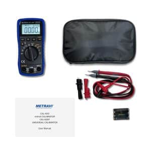 Metravi CAL-400T Universal Calibrator Product Kit and accessories