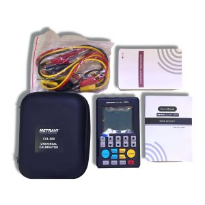 Metravi CAL-5000 Universal Calibrator product kit with accessories
