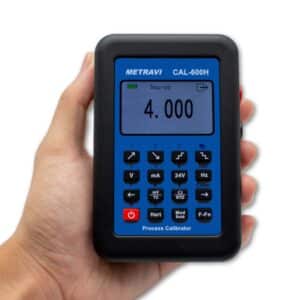 Metravi CAL-600H Multifunction Process Calibrator is portable and handy for field usage