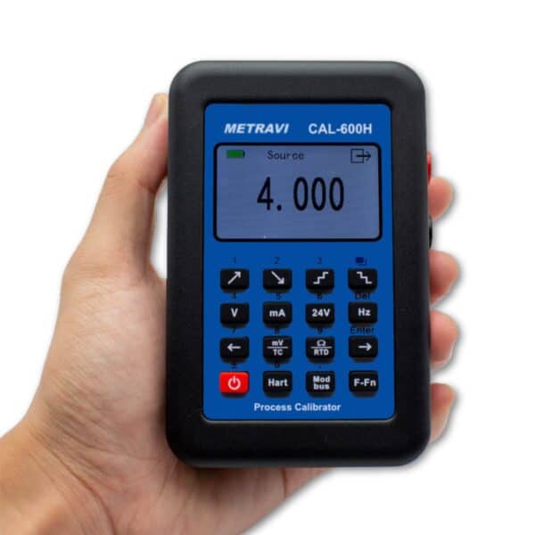 Metravi CAL-600H Multifunction Process Calibrator is portable and handy for field usage