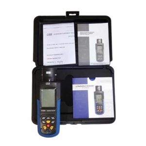 Metravi CEM DT-9501 Radiation Scanner product kit and accessories