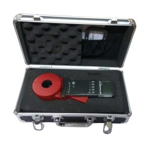 CET-01 Clamp On Ground Resistance Tester comes in a hard carry case