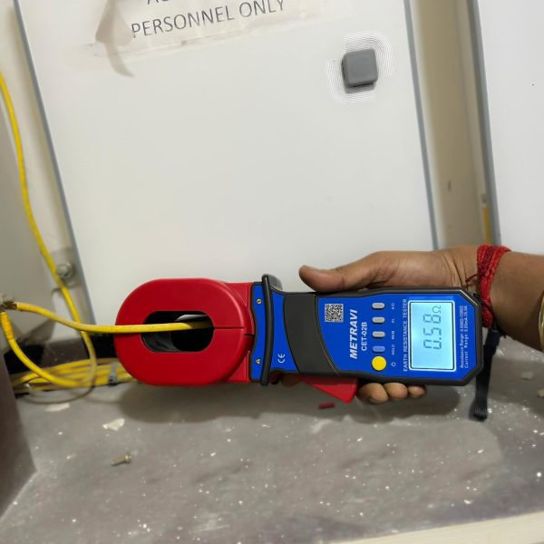 Metravi CET-02B Clamp-on Earth and Ground Resistance Tester with Bluetooth - Application Ohms