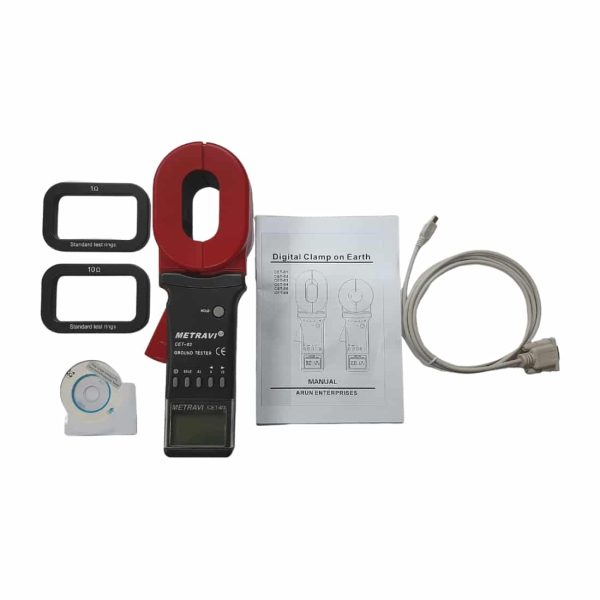 Metravi CET-03 Clamp On Ground Resistance Tester product accessories