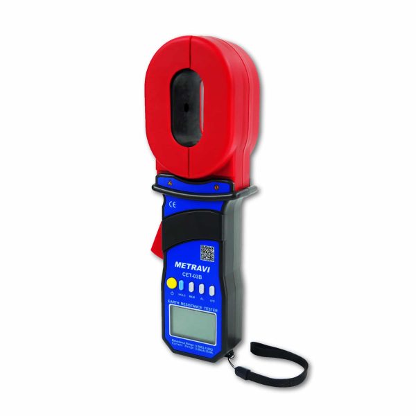 Metravi CET-03B Clamp on Ground Earth Resistance Tester with Bluetooth View 2