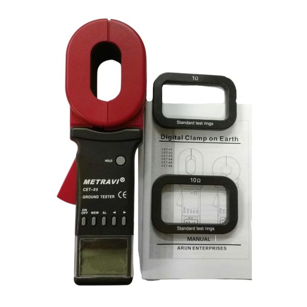 CET-05 Clamp On Ground Resistance Tester accessories