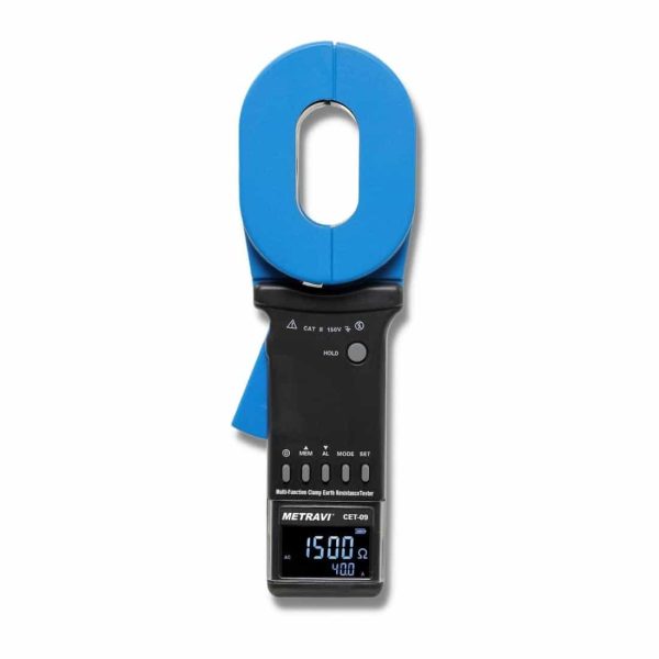 Metravi CET-09 Clamp-on Earth Resistance Tester with USB Interface
