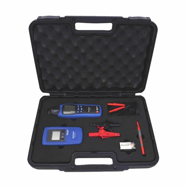 Metravi CFL-01 Cable Fault Locator and Pipe Tracer product kit and accessories with carrying case