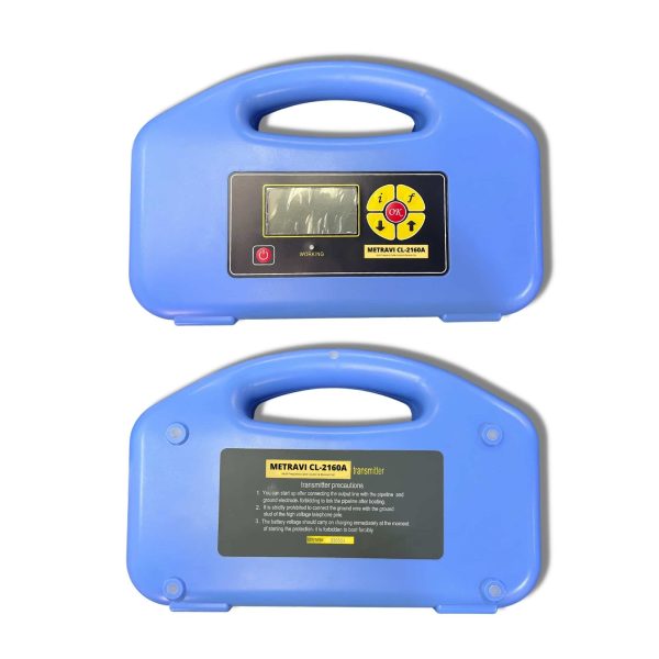 Metravi CL-2160A Multi-frequency Cable Route Tracer Transmitter Front and Back