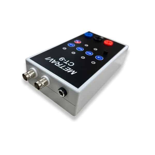 Metravi CT-9 Portable Handheld Dual Channel VI Curve Tester Top and Side View