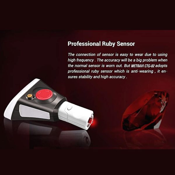 Metravi CTG-02 Coating Thickness Gauge with high-precision ruby sensor